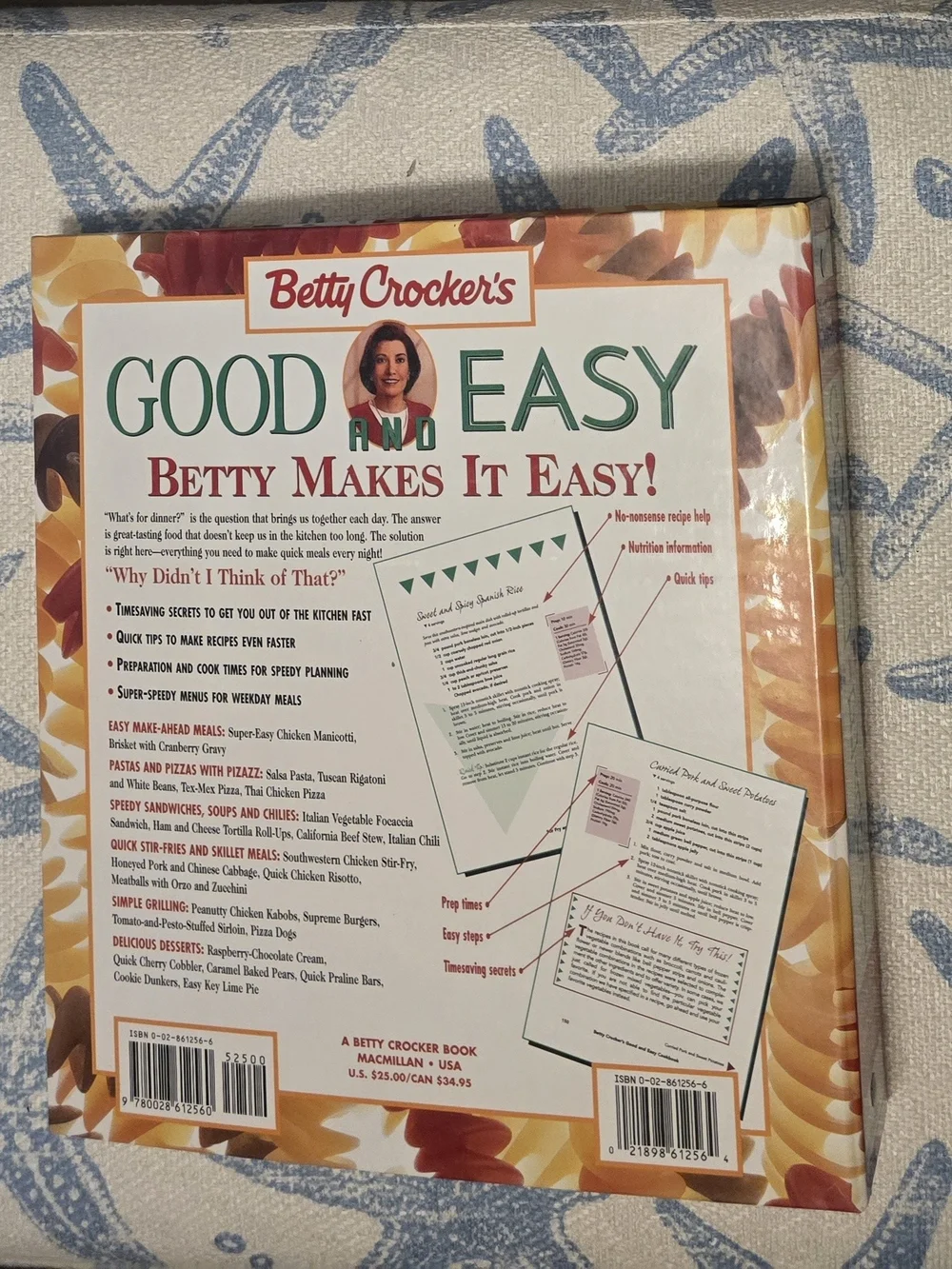Vintage Betty Crocker Good and Easy Cookbook - First Edition 1996